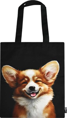 Сумка-шоппер Феникс+ Веселый корги / 69205 - фото