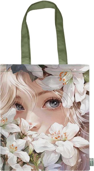 Сумка-шоппер Феникс+ Девушка в лилиях / 69208 - фото
