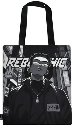 Сумка-шоппер Феникс+ Девушка в косухе / 69209