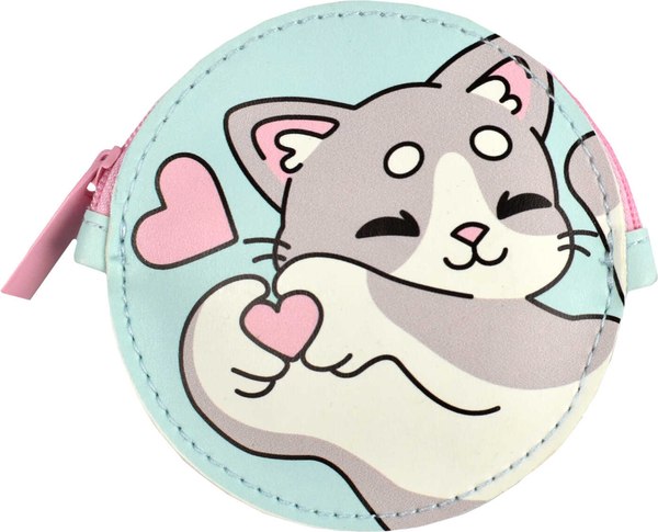 Кошелек детский Феникс+ Влюбленный котик / 69081 - фото