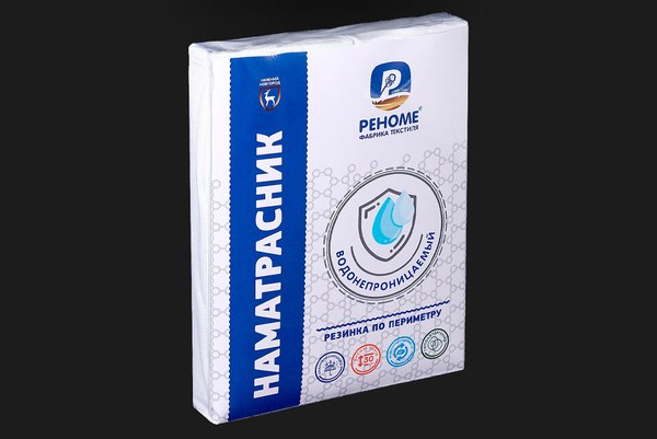 Наматрасник защитный Реноме Водонепроницаемый. Двойная фиксация 10/057 180x200