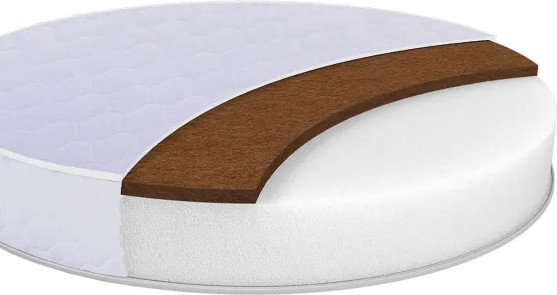 Матрас в кроватку Sweet Baby Cocos DeLuxe круглый - фото