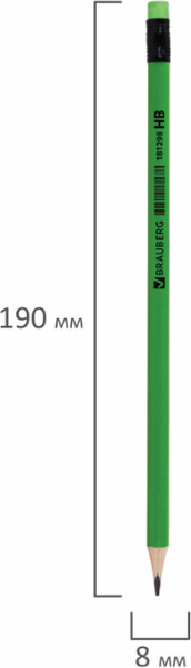 Простой карандаш Brauberg 181298