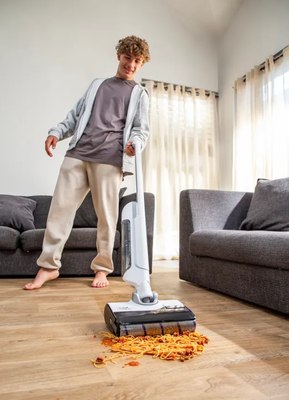 Вертикальный пылесос Tefal GF7540FO (моющий)