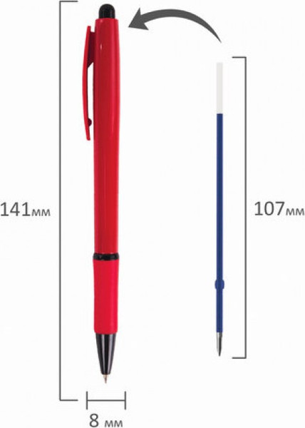 Ручка шариковая Staff 143751