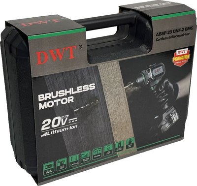 Аккумуляторная дрель-шуруповерт DWT ABSP-20 / DNF-2 BMC