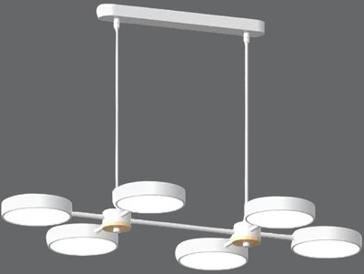 Люстра LED4U L3217-820 WH - фото