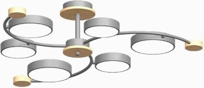 Люстра LED4U L3207-840 GR - фото