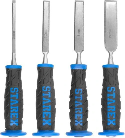 Набор стамесок Vertex Tools 6,12,18,24мм / 0031 - фото