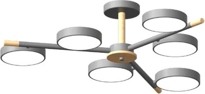 Люстра LED4U L3208-800 GR - фото