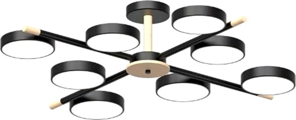 Потолочный светильник LED4U L3209-860 BK - фото