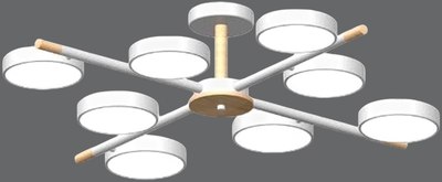 Люстра LED4U L3209-860 WH - фото