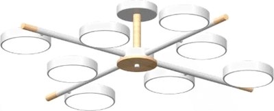 Люстра LED4U L3209-860 WH