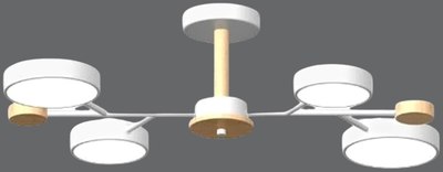 Люстра LED4U L3213-670 WH - фото