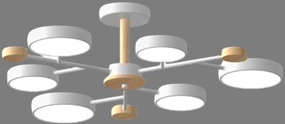 Люстра LED4U L3214-750 WH - фото