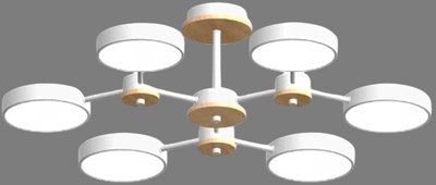 Люстра LED4U L3216-730 WH - фото