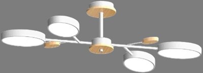 Люстра LED4U L3219-830 WH - фото