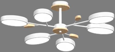 Люстра LED4U L3220-830 WH - фото