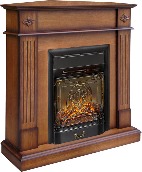 Каминокомплект Смолком Brighton Corner STD-ASP Majestic FX M Black RC - фото