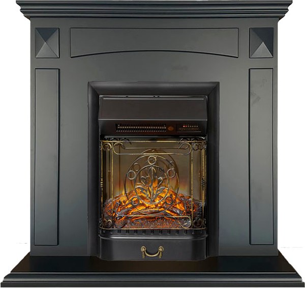 Каминокомплект Смолком Viking STD-ASP Majestic FX M Black RC - фото