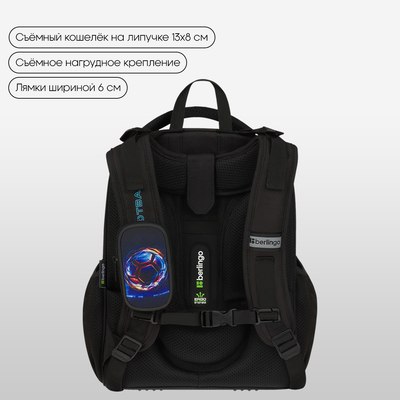 Школьный рюкзак Berlingo Expert. Cyber Football / RU-EX-1103
