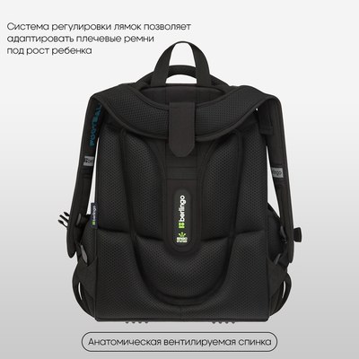 Школьный рюкзак Berlingo Expert. Cyber Football / RU-EX-1103