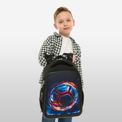 Школьный рюкзак Berlingo Expert. Cyber Football / RU-EX-1103