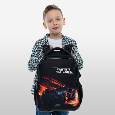 Школьный рюкзак Berlingo Expert. Faster Than The Flame / RU-EX-1105