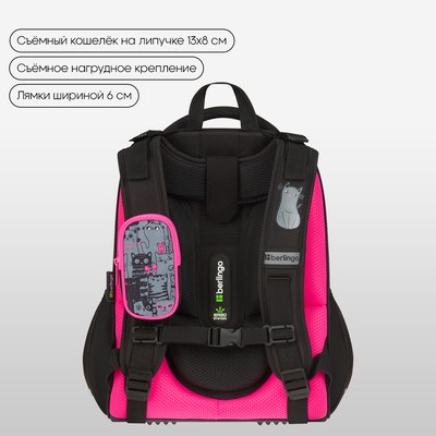 Школьный рюкзак Berlingo Expert. Happy Cats / RU-EX-1104