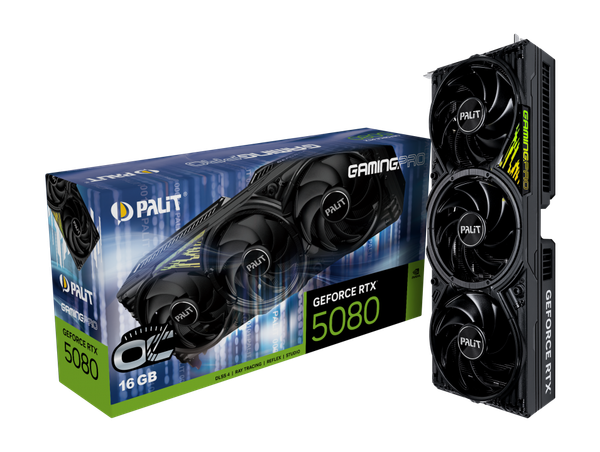 Видеокарта Palit GeForce RTX 5080 GamingPro OC 16G (NE75080S19T2-GB2031A)