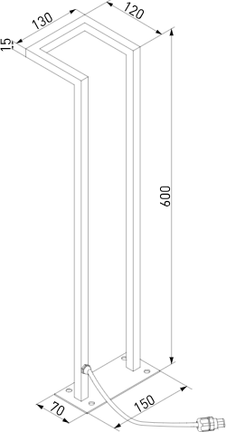 Светильник уличный Elektrostandard Stels 35180/S