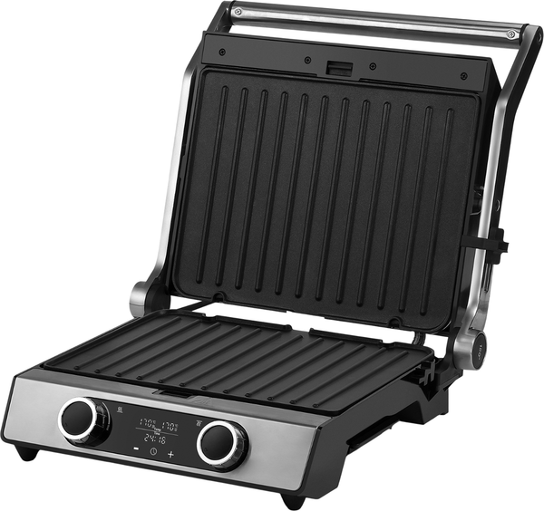 Электрогриль Galaxy Line  2 в 1 / GL2989 (серебристый) - фото