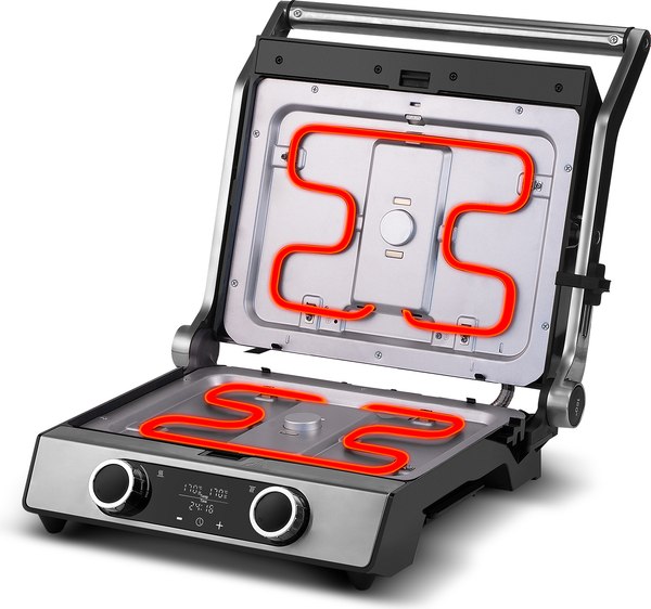 Электрогриль Galaxy Line GL2988 (серебристый)