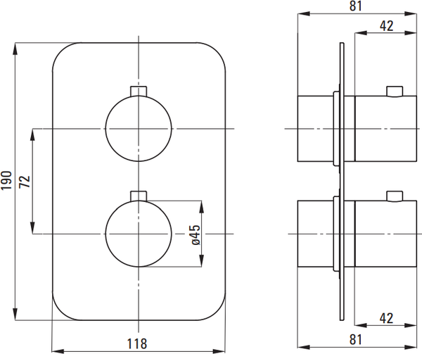 Душевая система со смесителем Deante Box BXYZDEBT