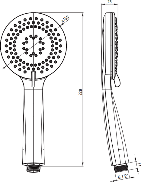 Душевая система со смесителем Deante Box BXYZDEBT