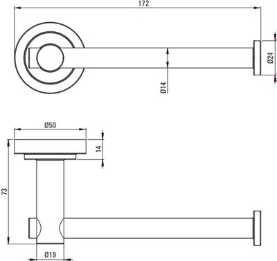 Держатель для туалетной бумаги Deante Temisto ADT M211