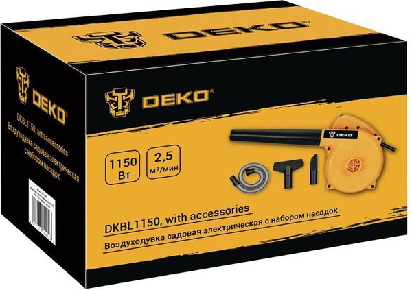 Воздуходувка электрическая Deko DKBL1150 / 083-2042