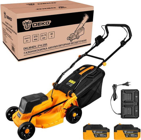 Газонокосилка аккумуляторная Deko DKLM40V / 083-2018
