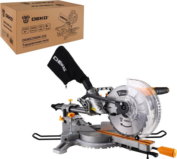 Торцовочная пила Deko DKMS2300W-255 Laser / 083-1093