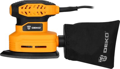 Вибрационная шлифовальная машина Deko DKS200W / 083-1200