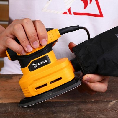 Вибрационная шлифовальная машина Deko DKS200W / 083-1200