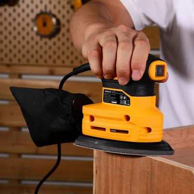 Вибрационная шлифовальная машина Deko DKS200W / 083-1200