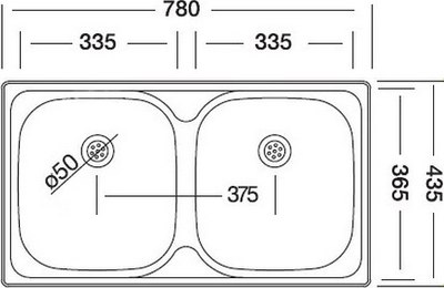 Мойка кухонная КромРус EC 189 RUS
