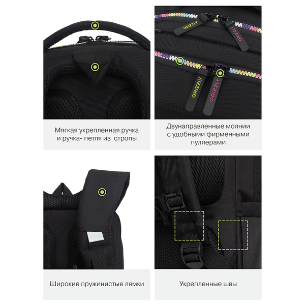 Школьный рюкзак Grizzly RG-566-7