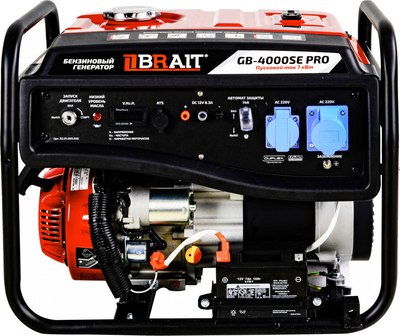 Бензиновый генератор Brait GB-4000SE PRO