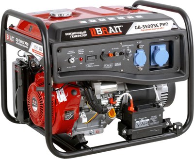 Бензиновый генератор Brait GB-5500SE PRO - фото