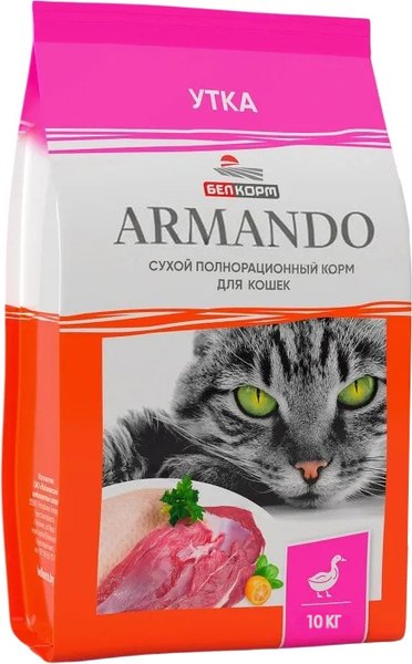 Сухой корм для кошек Armando Полнорационный со вкусом утки - фото