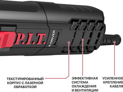 Угловая шлифовальная машина P.I.T PWS125-C9