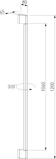 Бра уличное Elektrostandard Argos 35121/D
