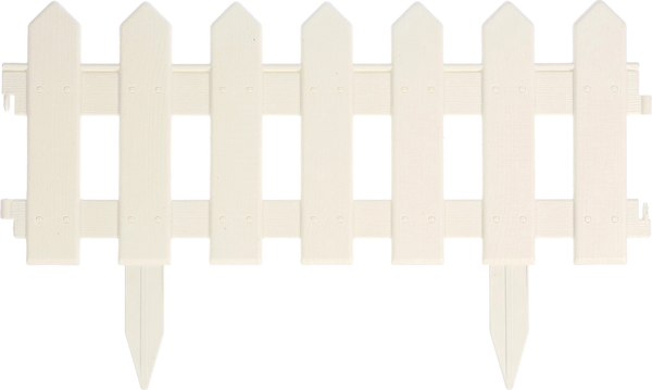 Изгородь декоративная Мастер Сад Палисадник 30x196см 4 секции / 2152310 - фото